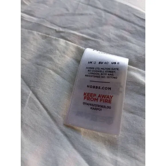 Hobbs london mens medium beige orange bomber jacket lightweight - Picture 8 of 9